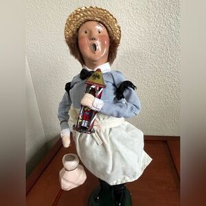 Byers’ Choice Butcher Man with Ham Lantern Toy